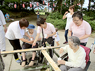 地域の祭りへの参加